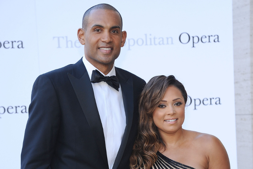 Grant Hill and his wife Tamia Hill at an opera opening in 2013.