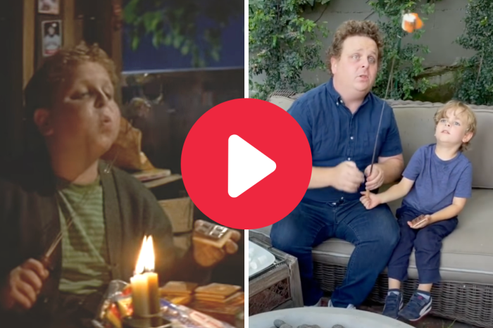 “Ham” Porter From ‘The Sandlot’ Recreates S’mores Scene With His Son
