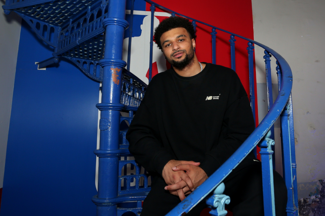 Jamal Murray attends the launch of the NBA Gallery 2 week pop up at Eddy Gallery