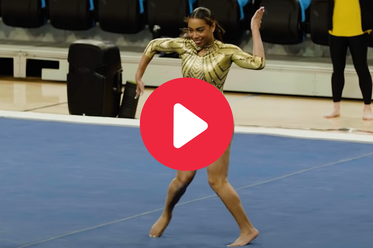 Margzetta Frazier Ucla Gymnast S Viral Routine Janet Jackson Call Fanbuzz