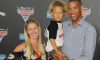 Reggie Miller and his family at the premier of Cars 3.