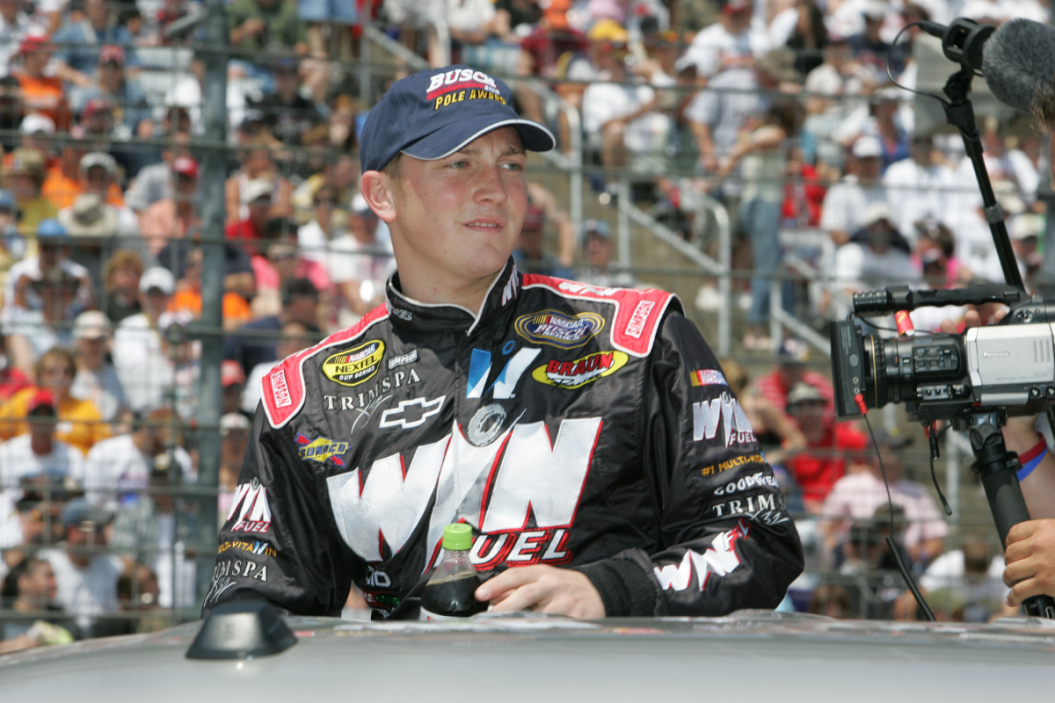 Shane Hmiel during the BUSCH Series O'Reilly 300 at Texas Motor Speedway in Ft. Worth, Texas on April 16, 2005