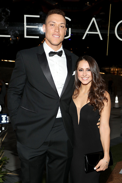 Aaron Judge and his wife Samantha Bracksieck at the legaCCY Gala in 2019.