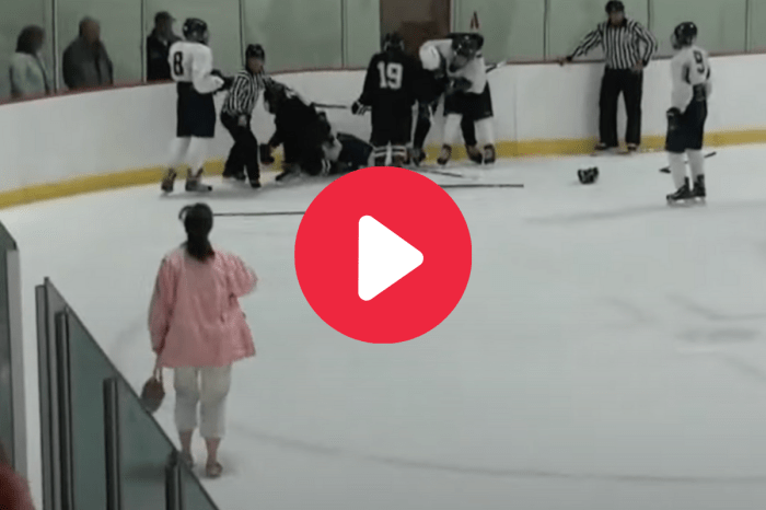 Hockey Mom Breaks Up Brawl After Refs Wouldn’t