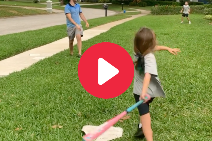 6-Year-Old Girl’s Baseball Swing is Taking The Internet By Storm
