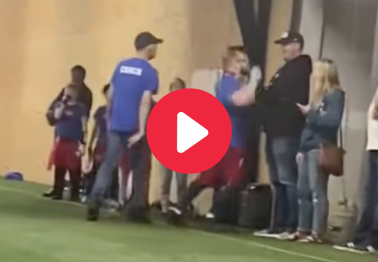Angry Coach Punches Dad at Youth Flag Football Game