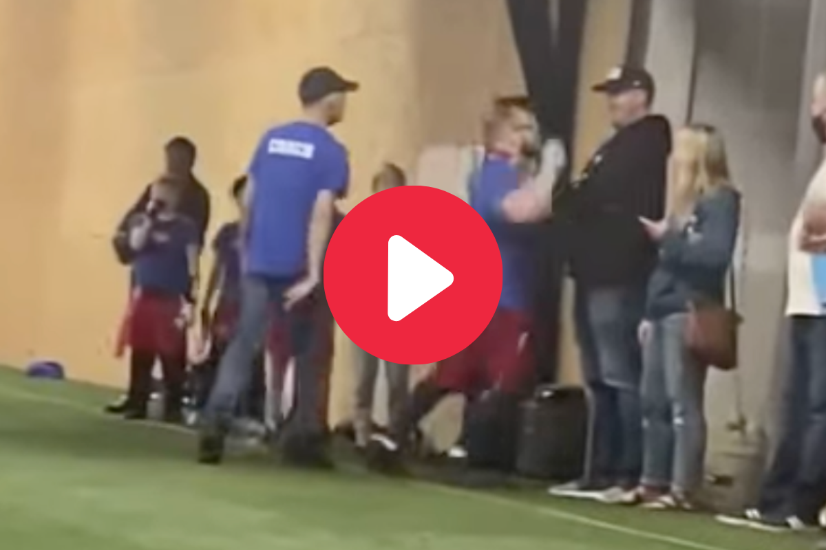 Angry Coach Punches Dad at Youth Flag Football Game