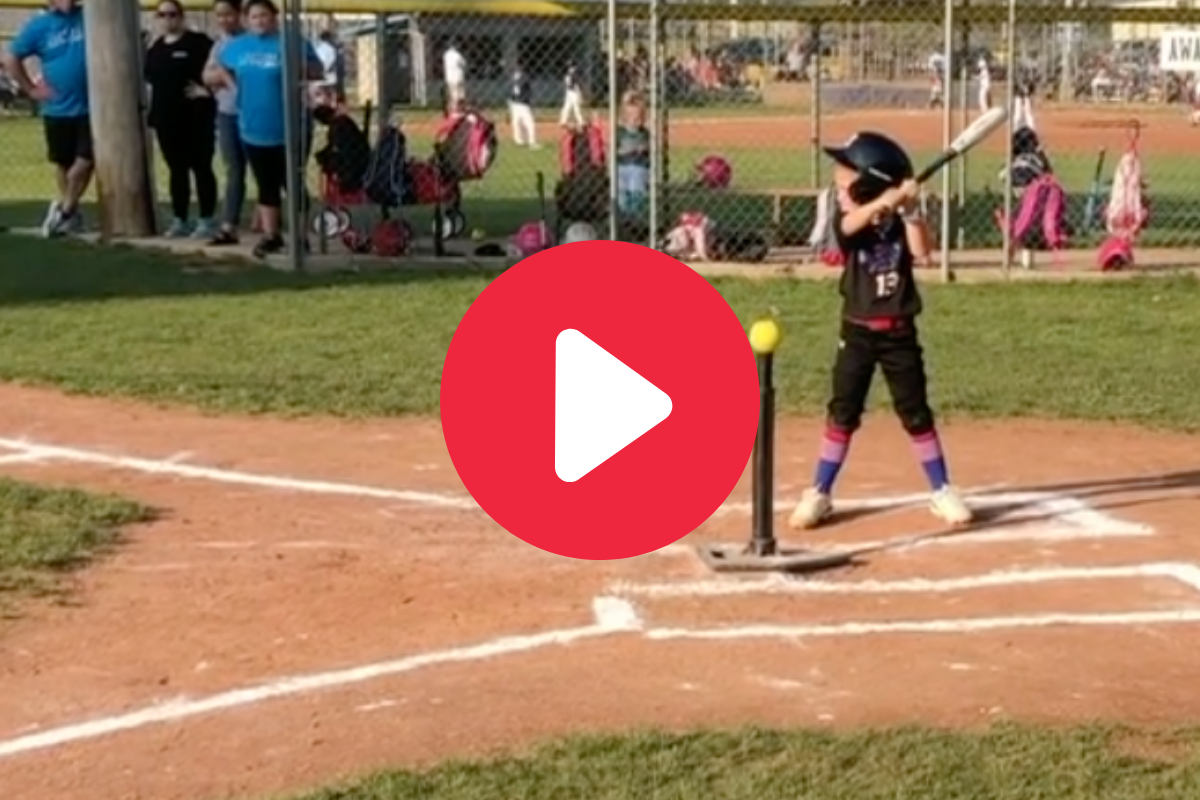 5-Year-Old Speedy Softball Star Looks Like a Future Olympian