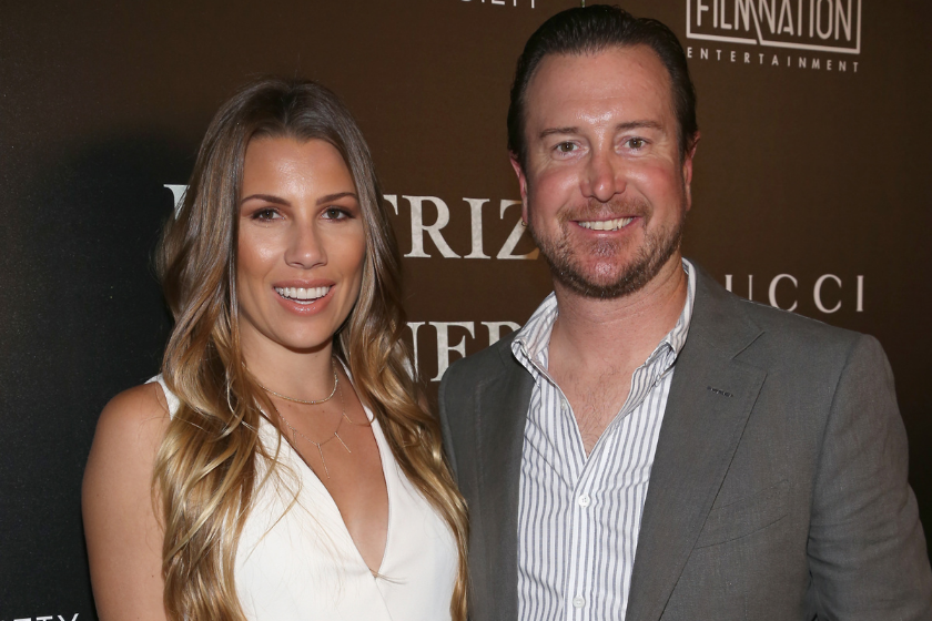 Ashley Busch and Kurt Busch attend Gucci & The Cinema Society host a screening of Roadside Attractions' Beatriz at Dinner on June 6, 2017 in New York City