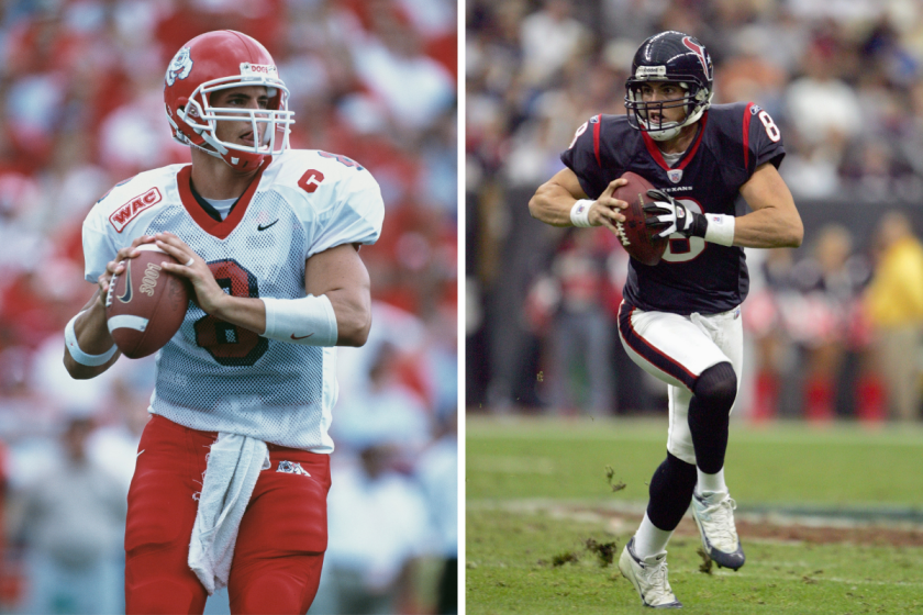 David Carr starred at Fresno State before his infamous NFL career.