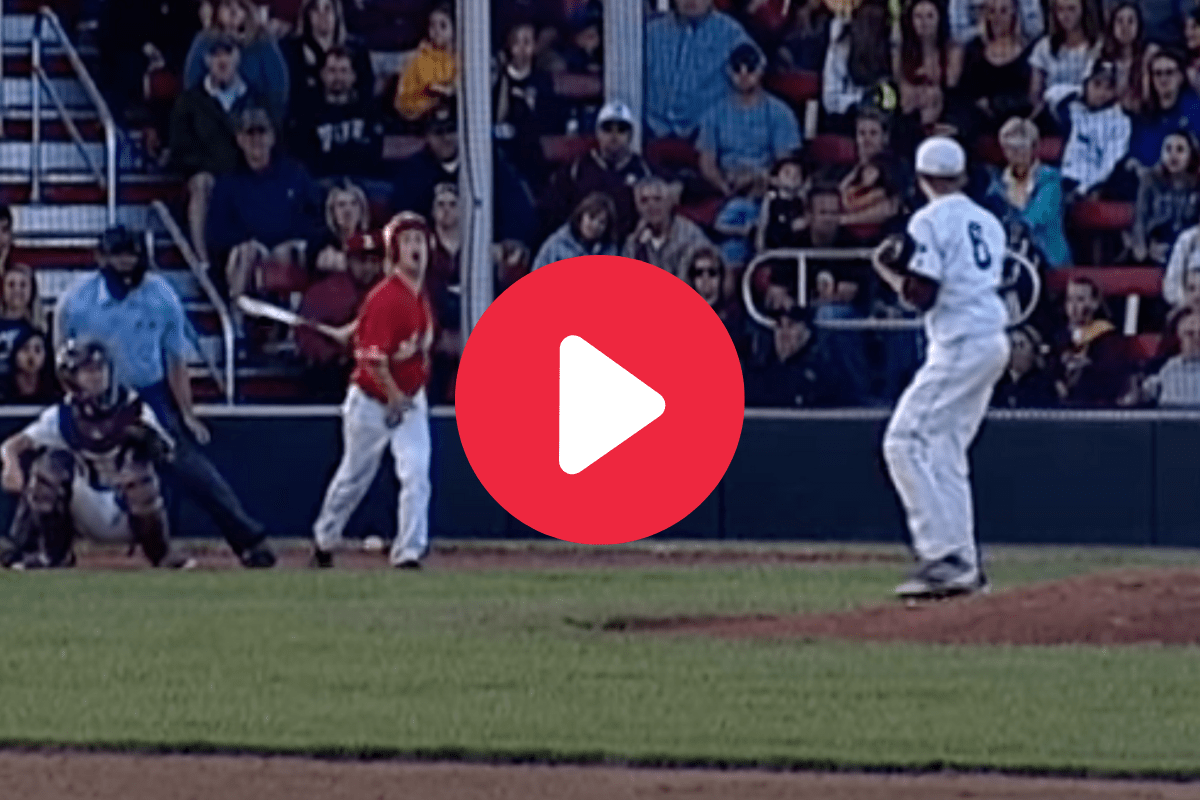 HS Baseball Player Fouls Ball Off Crotch, Gives Hilarious Reaction