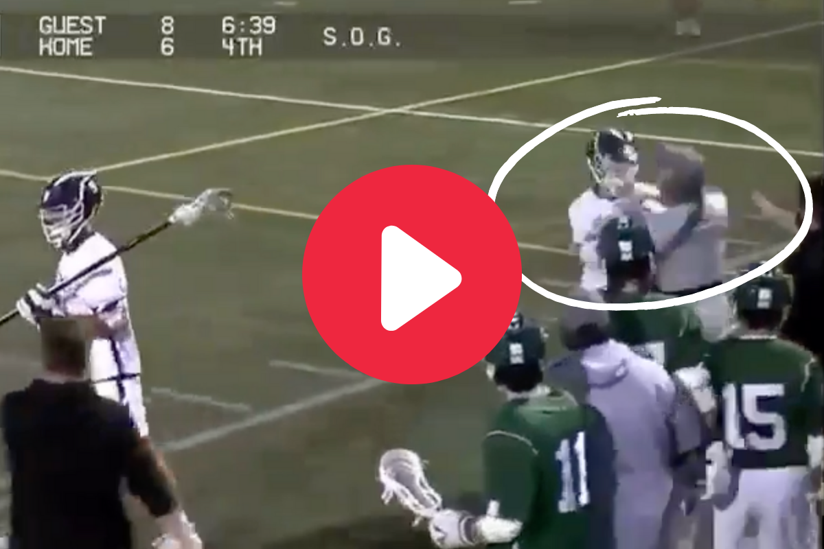 Coach Punches Opposing Player in High School Lacrosse Game - FanBuzz
