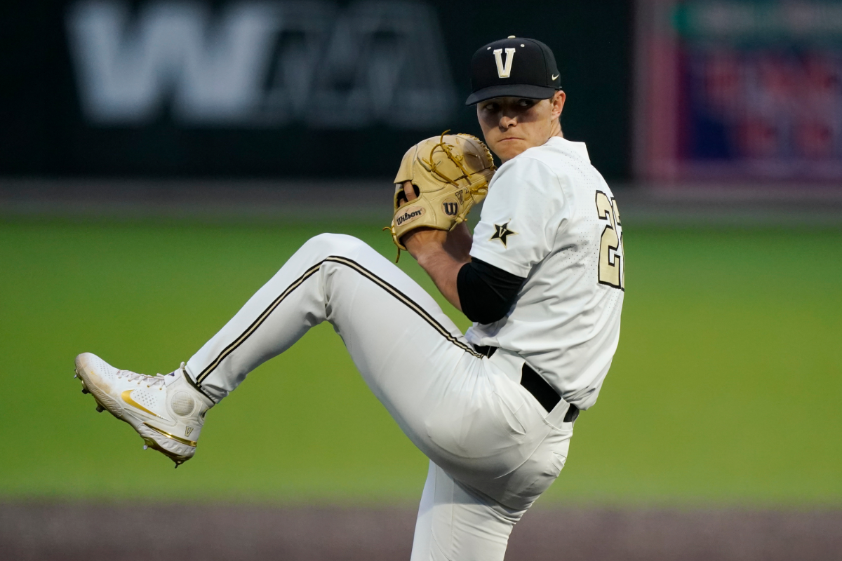 Jack Leiter has 5 no-hit innings, 12 strikeouts in Vanderbilt baseball debut