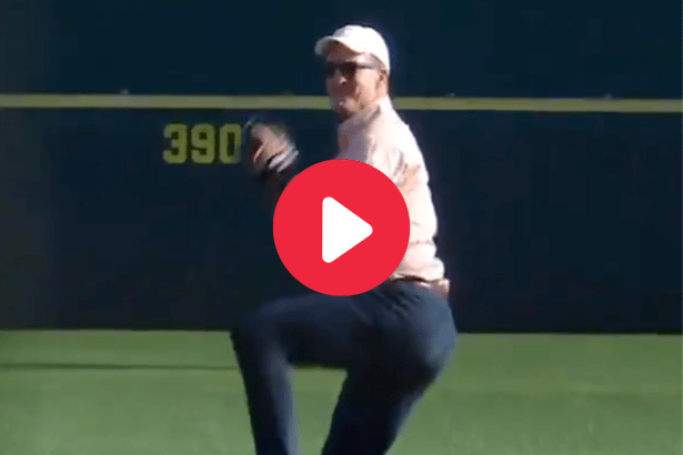 Peyton Manning’s Perfect First Pitch Shows He Still Has a Cannon in Retirement