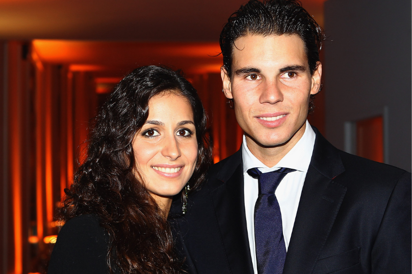 Rafael Nadal and Maria Francisca Perelló when they were dating.