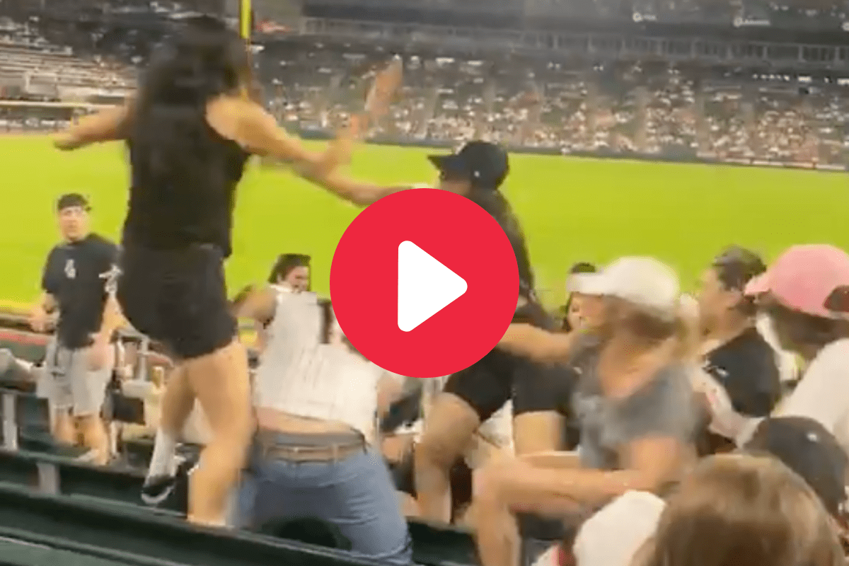 All Female Fight Breaks Out In Chicago White Sox Bleachers [video