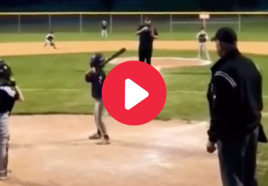 8-Year-Old Can't Stop Hitting Dad With Line Drives