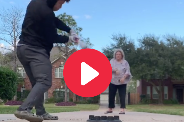 Son Hits Mom With Line Drive in Hilarious Viral Video