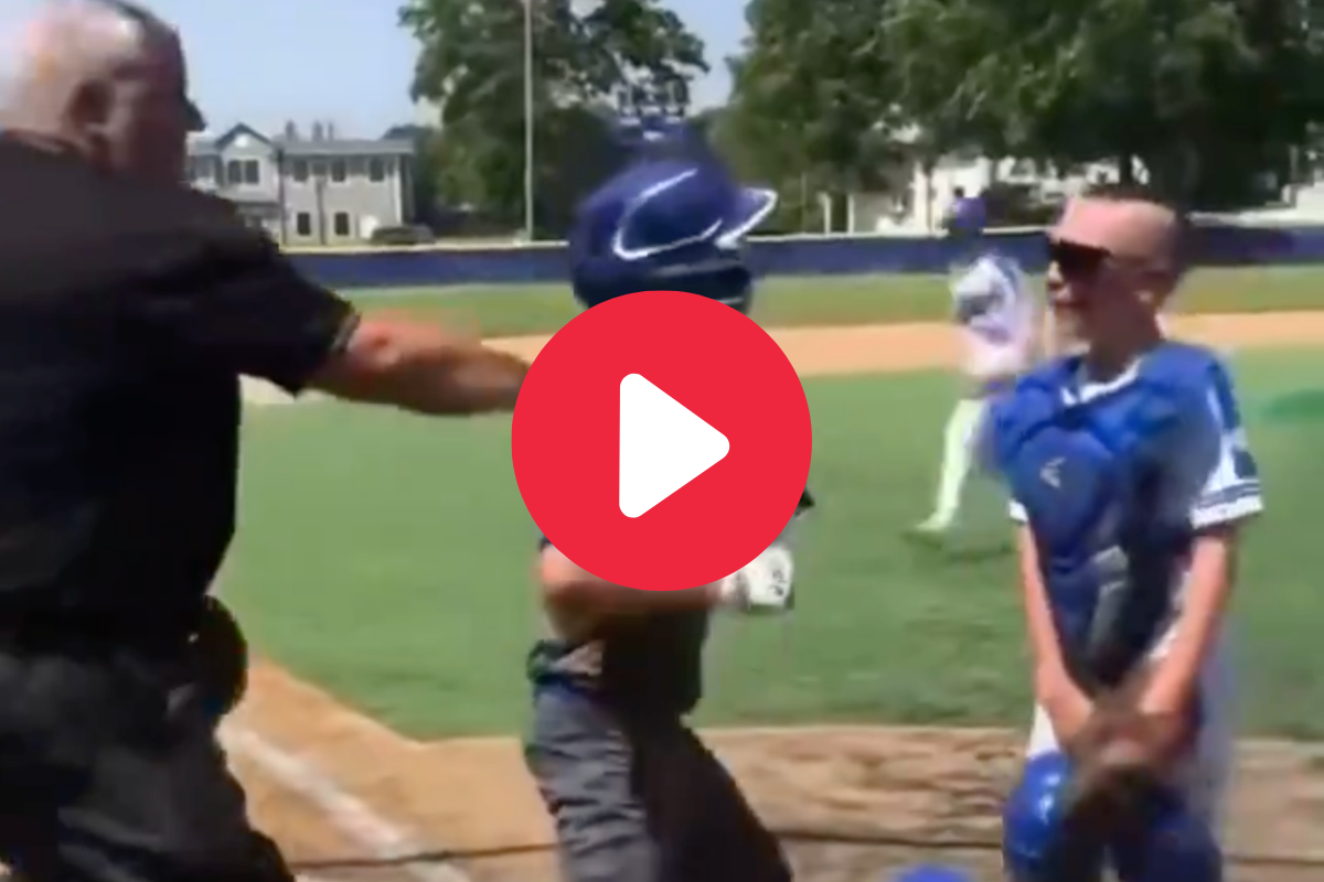 Little League Catcher Helps Struggling Batter Choke Up For Most  Heartwarming Video Of The Week