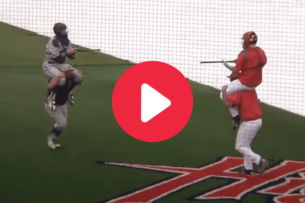 college-baseball-teams-turn-rain-delay-into-jousting-match-fanbuzz