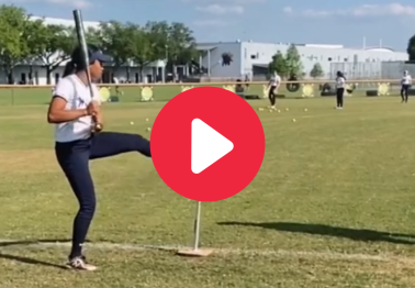 Softball Player's Bat Trick Routine Made Her a Viral Star