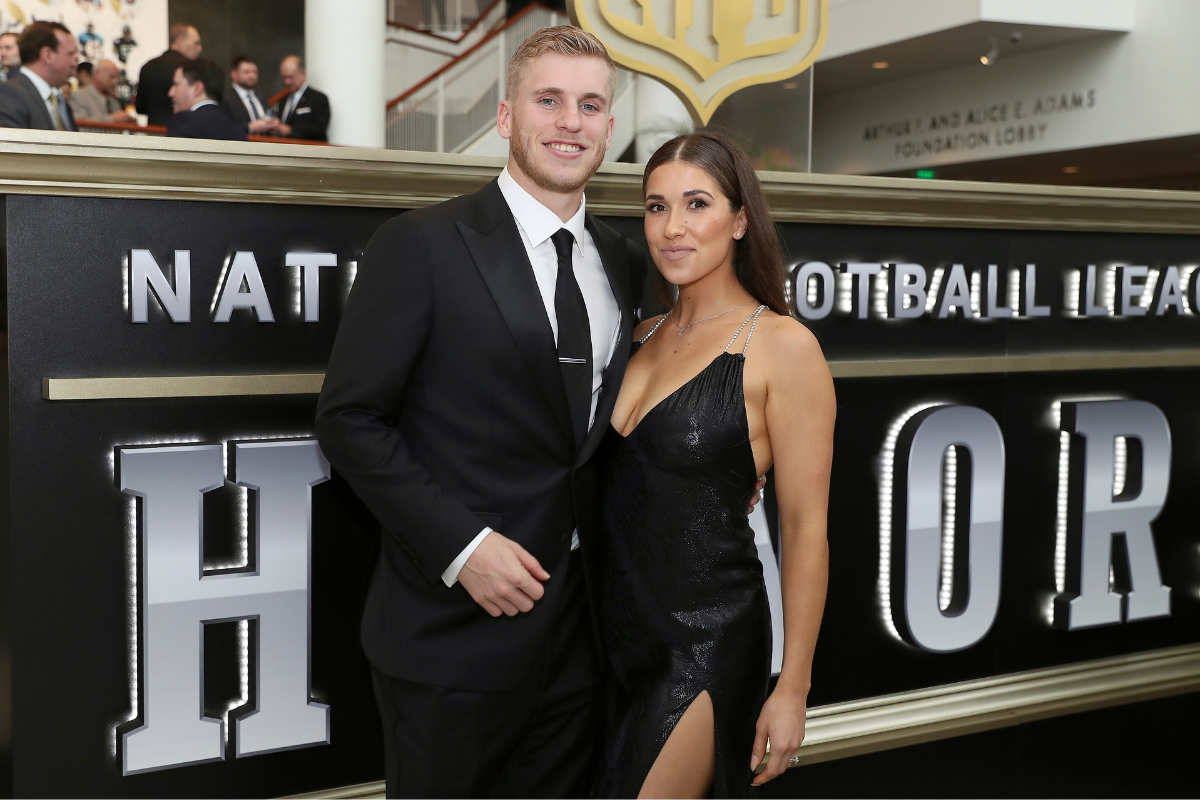 Cooper Kupp and wife Anna. 