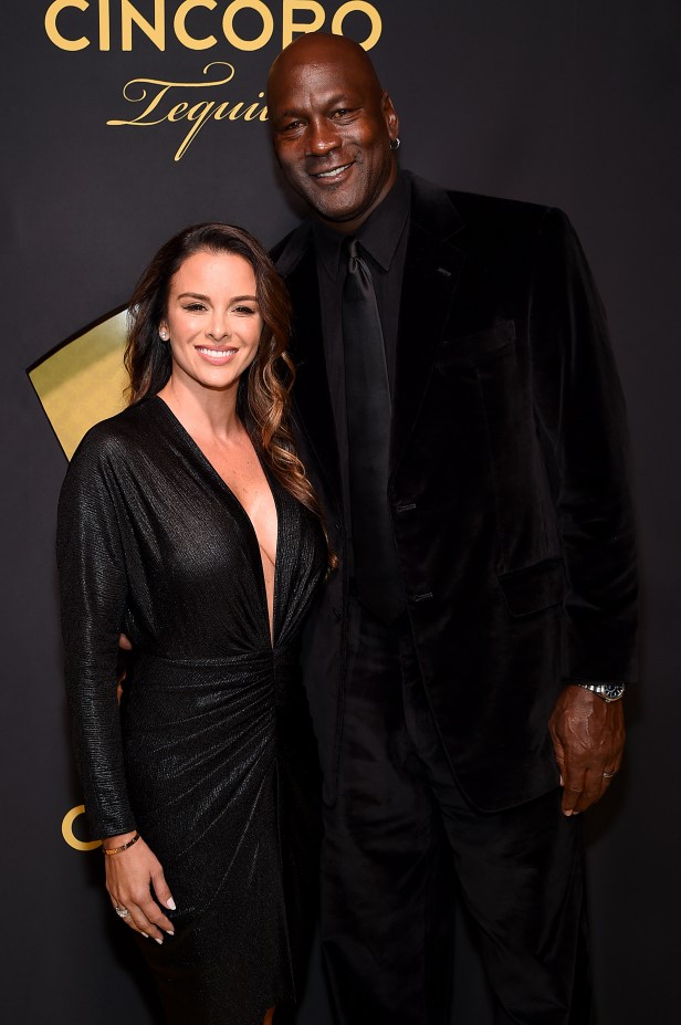 Michael Jordan and his wife Yvette Prieto attend the Cincoro Tequila launch in 2019.