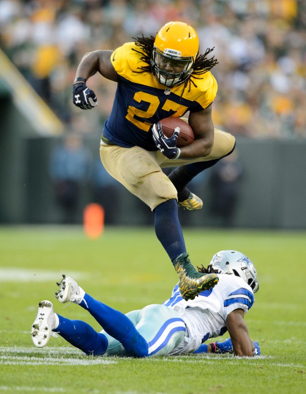 Green Bay Packers: Eddie Lacy charged up, but forced to bide his