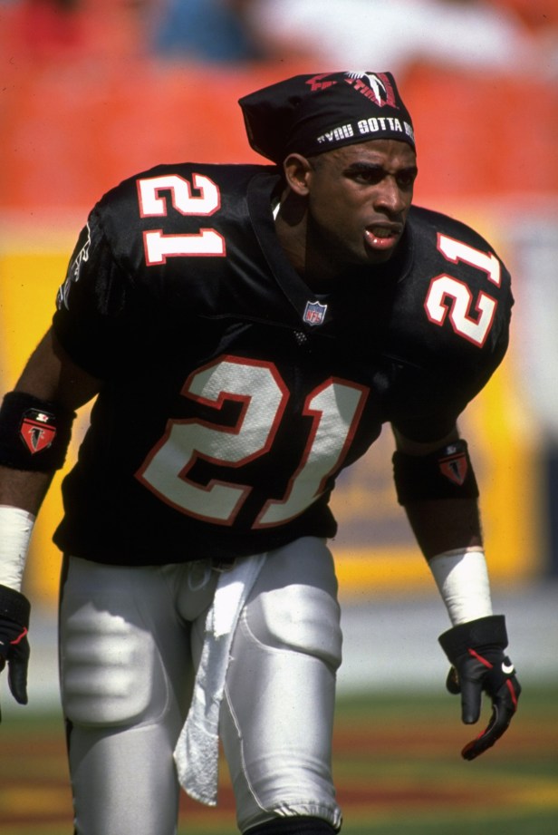 Deion Sanders During 1992 NFL Game