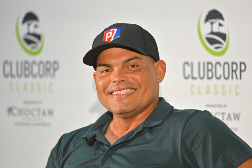 Pudge Rodriguez at a PGA Tour event in 2022.