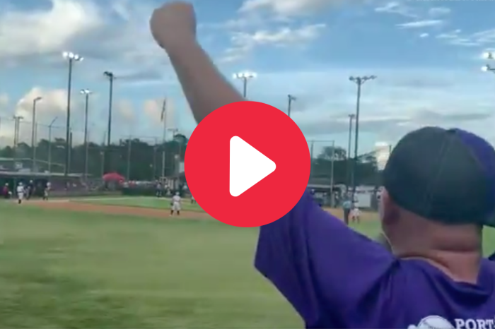 Dad Catches Son’s Walk-Off HR, Becomes a Viral Sensation