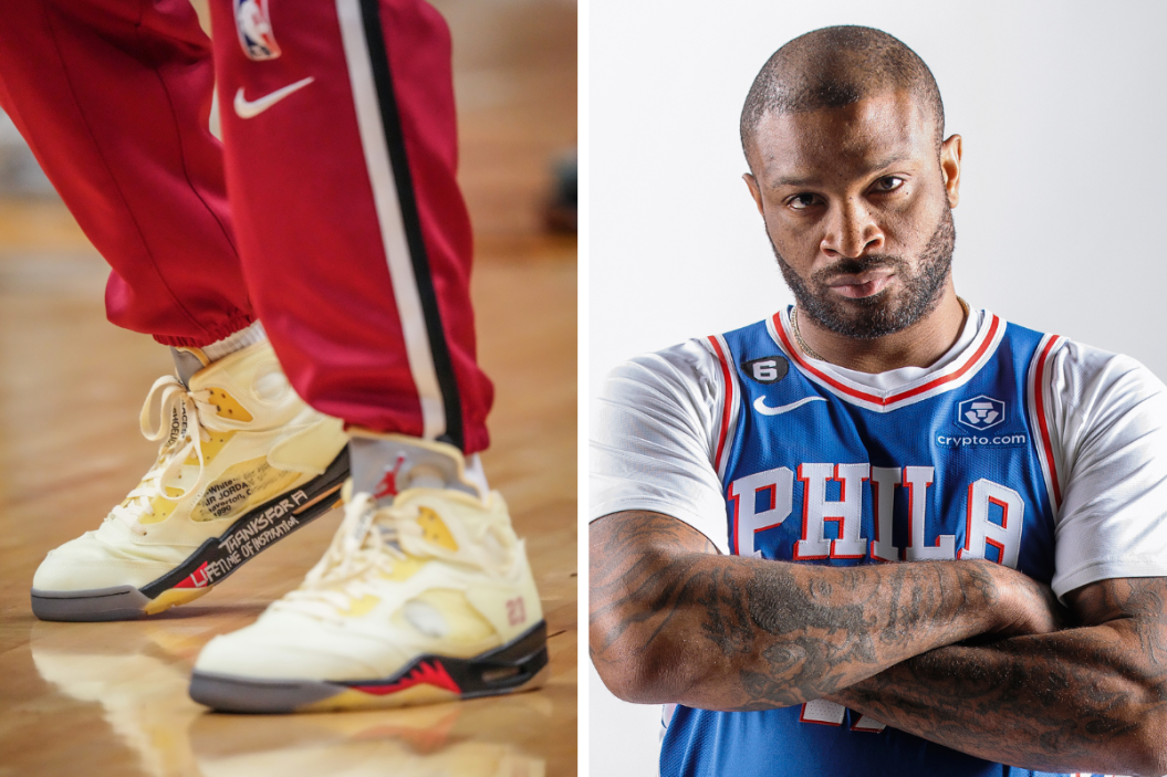 P.J. Tucker, one of the deadliest NBA three-point shooters, is not only known for his play on the court, but his sneaker collection of it.
