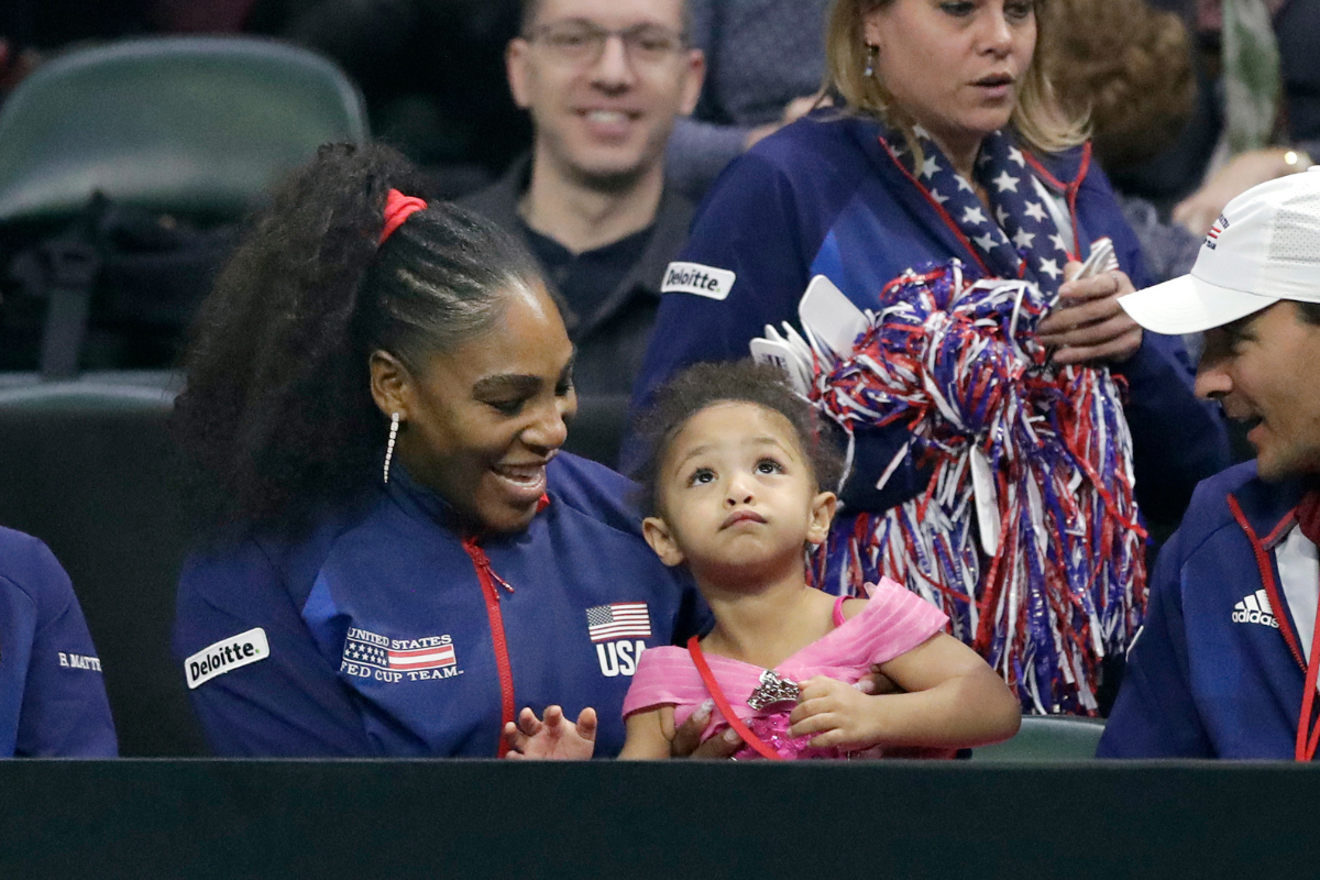 Serena Williams’ Daughter Already Looks Like a Future Tennis Star
