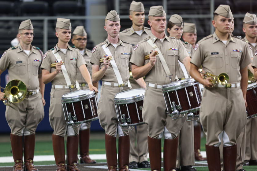 Members of the Texas A&M Band