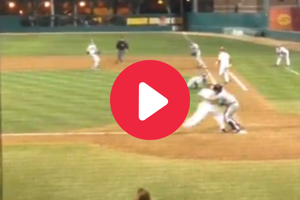 Walk-Off Squeeze Bunt Results in Monster Home-Plate Collision