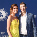 Walker Buehler and wife McKenzie Marcinek were seen leaving The Nice Guy  nightclub in West Hollywood 