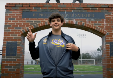 LSU's 5-Star Tackle Commit is a Homegrown Stud