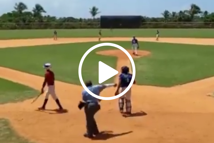 Umpire Breaks Out “Floss” Dance During Hilarious Strikeout Call
