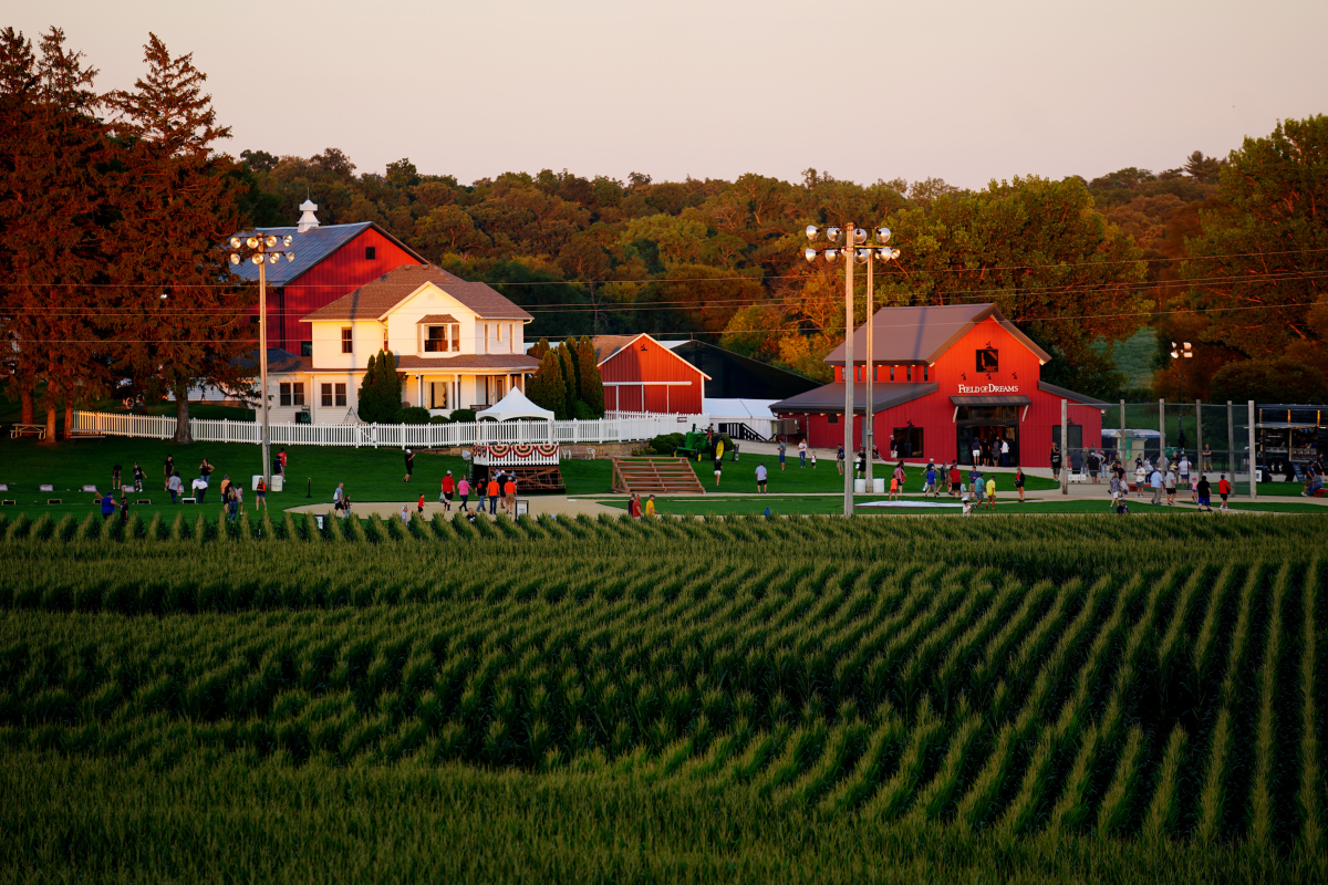 Movie Location: Field of Dreams Ghost Players Event in Dyersville, Iowa