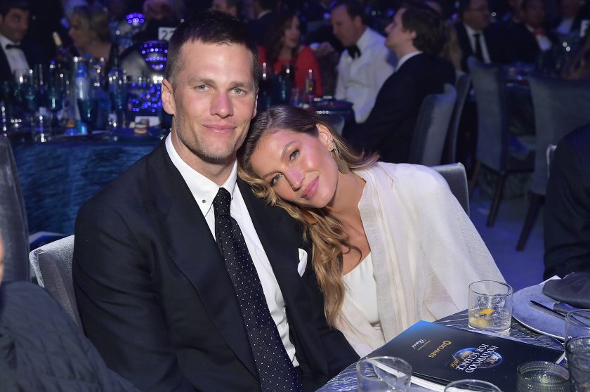 Tom Brady and Gisele Bündchen attend the UCLA IoES honors Barbra Streisand and Gisele Bundchen at the 2019 Hollywood for Science Gala.