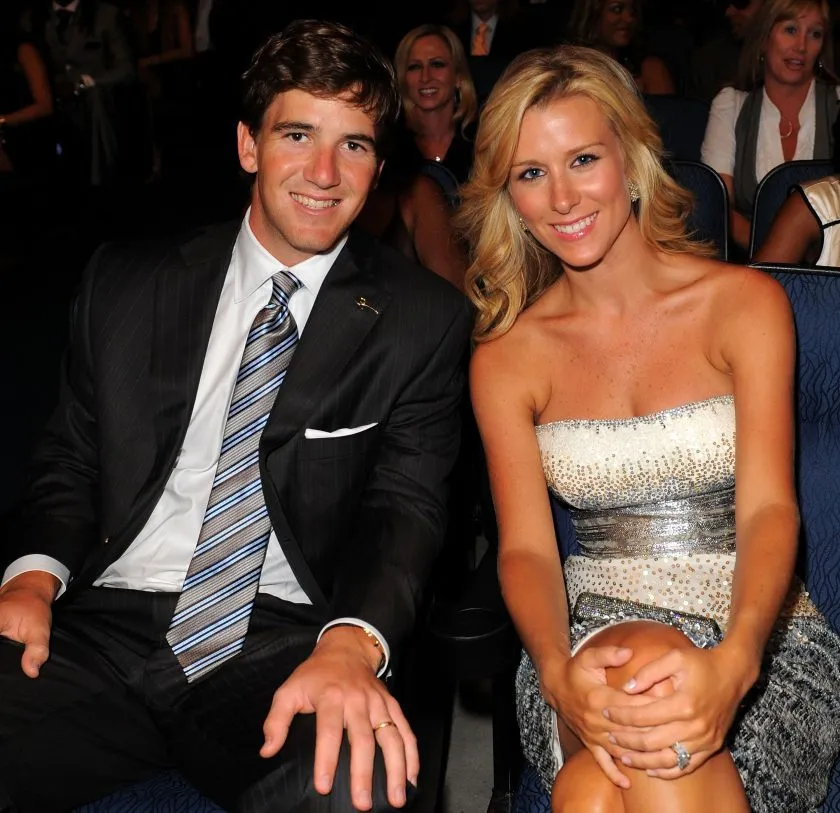 Eli Manning and wife Abby McGrew at the 2008 ESPY Awards.
