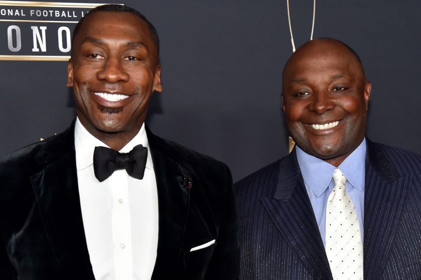Shannon Sharpe and Sterling Sharpe attends the NFL Honors at University of Minnesota on February 3, 2018.