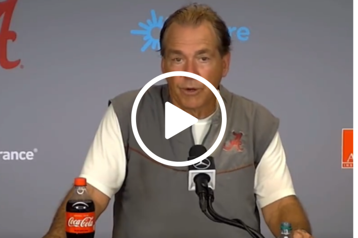 Nick Saban’s “This is Not a Democracy” Speech is Why He’s The Greatest