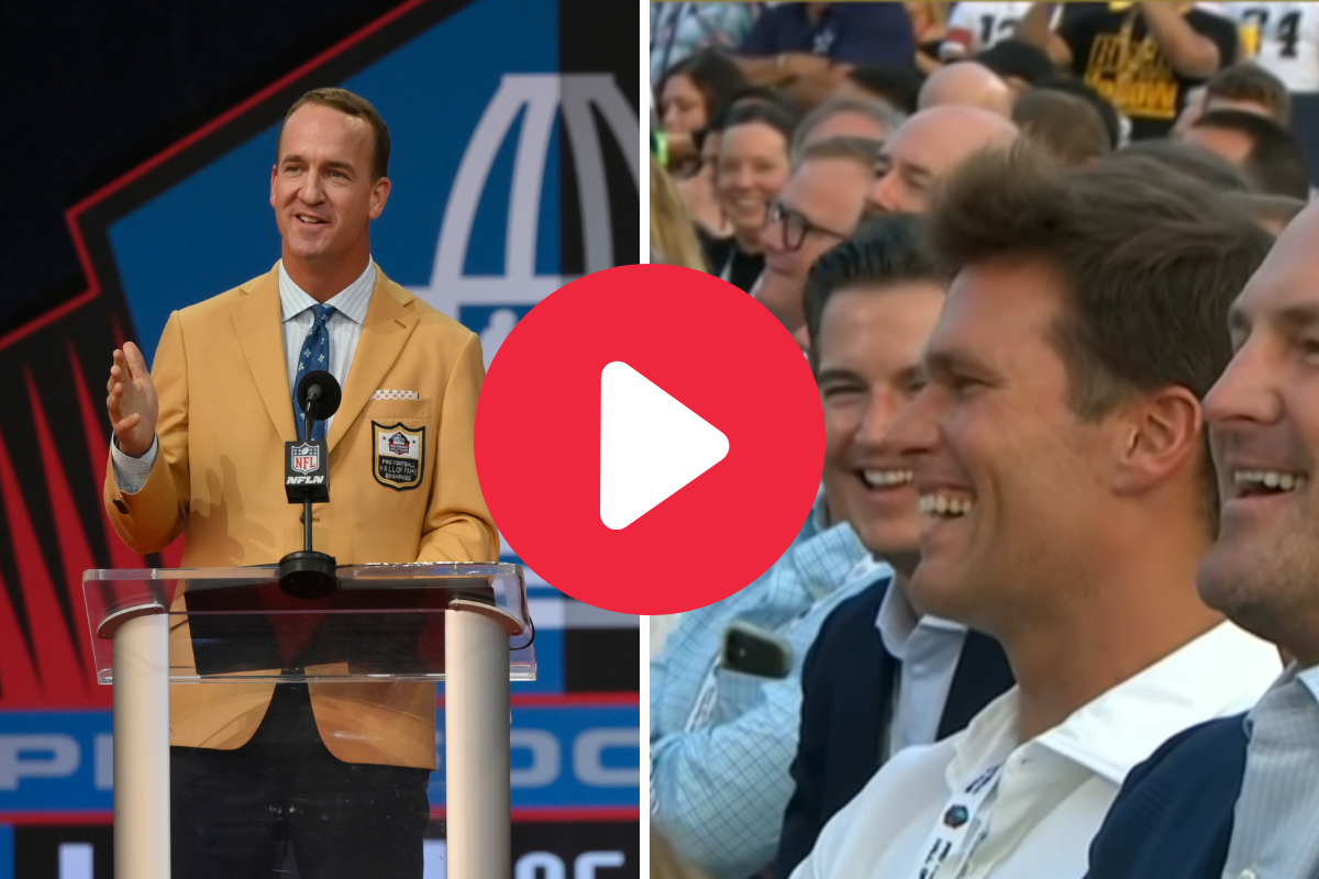 Tom Brady EMOTIONAL MESSAGE Peyton Manning Going To HOF 