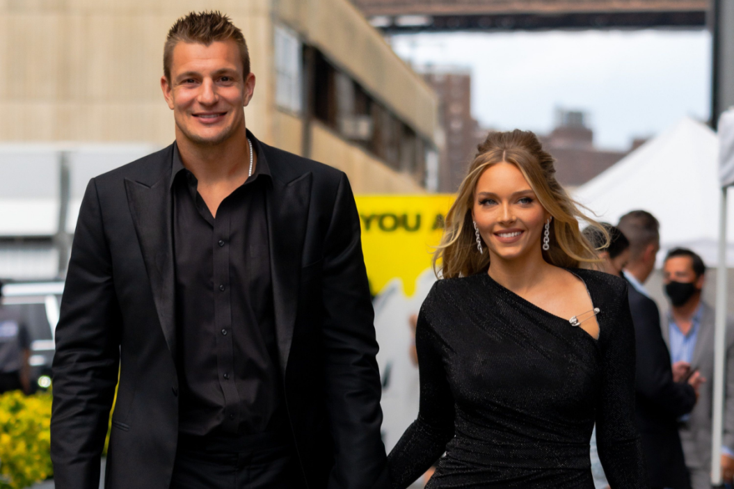 Rob Gronkowski and Camille Costek at the 2021 ESPYs.
