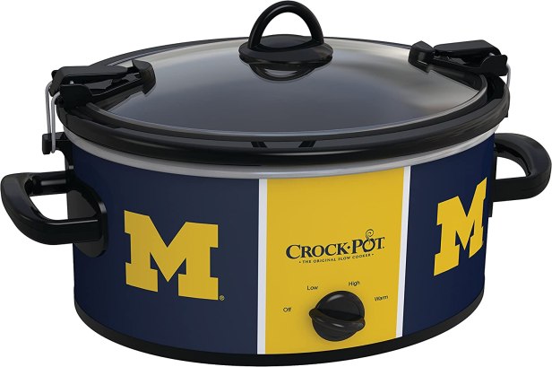 Crock-Pot Michigan Wolverines Collegiate 6-Quart Cook & Carry Slow Cooker