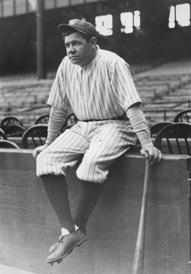 Babe Ruth poses for a photo in 1926.