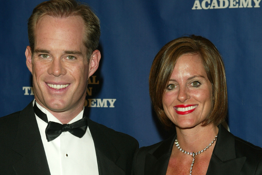 Sports announcer Joe Buck and wife Ann attend the 25th Annual Sports Emmy Awards