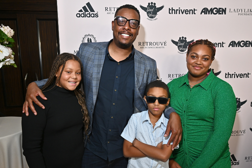 Paul Pierce and his kids attend the Ladylike Women Of Excellence Awards x Fashion Show.