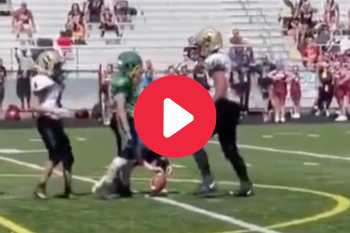 Hilarious Pee Wee Field Goal Attempt Results in Awkward Standoff